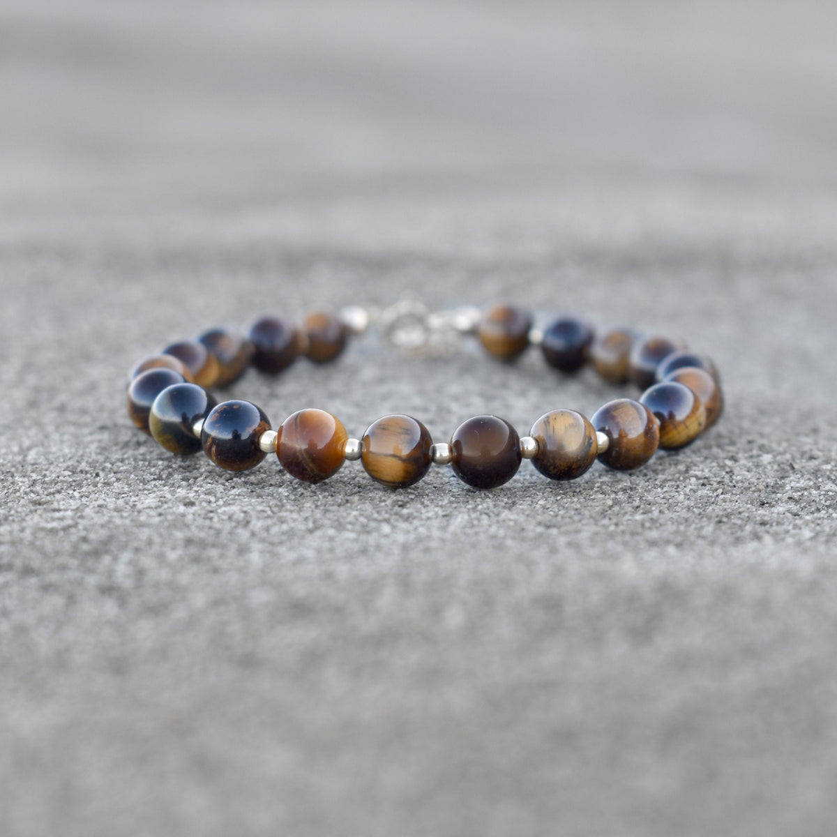 Tiger's Eye Bracelet • Embrace Confidence & Stay Grounded • Genuine Gemstone Jewelry for Women • Adjustable Length