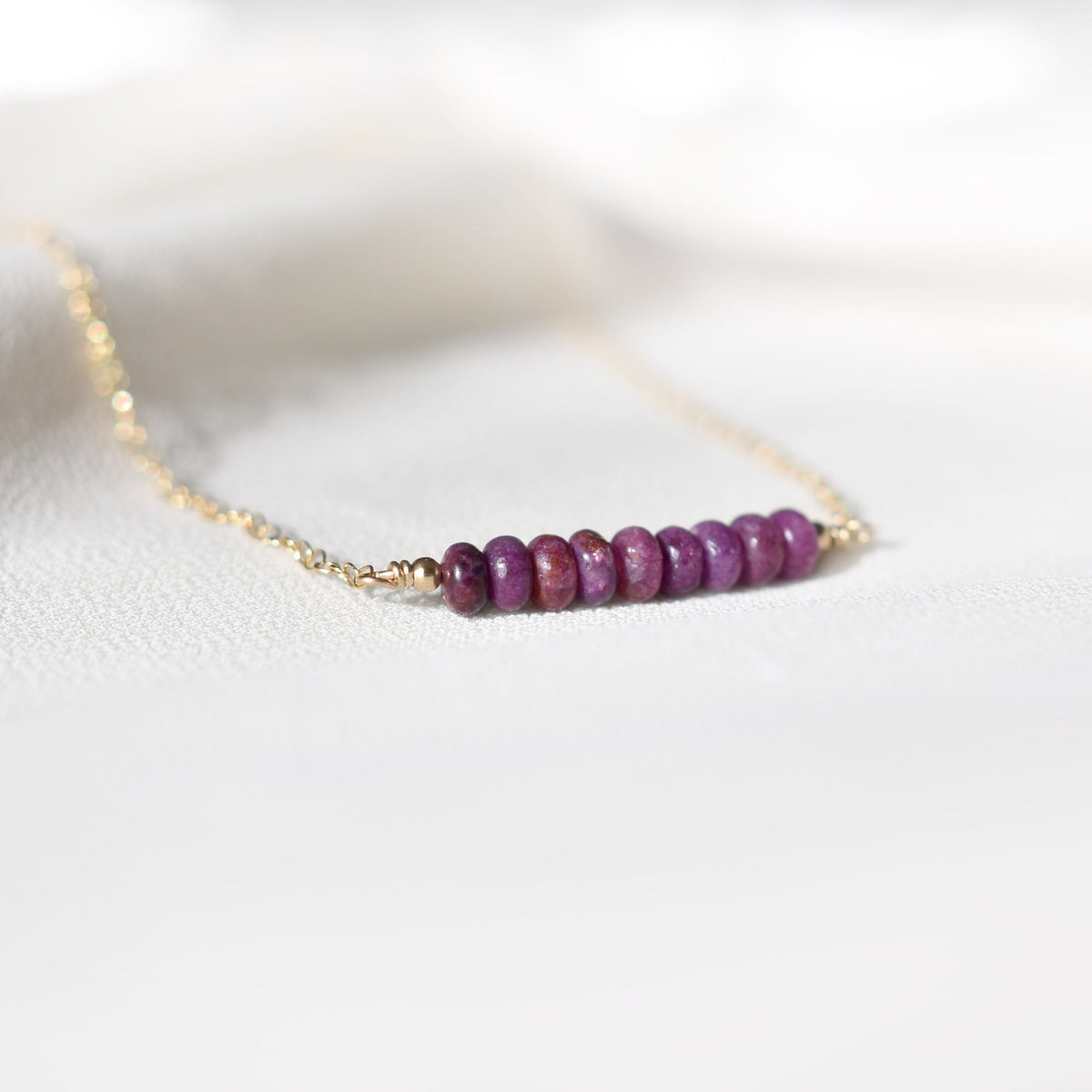 Lepidolite Necklace • Empath Protection Stones • Crystals for Stress and Transition • Alternative Libra Birthstone