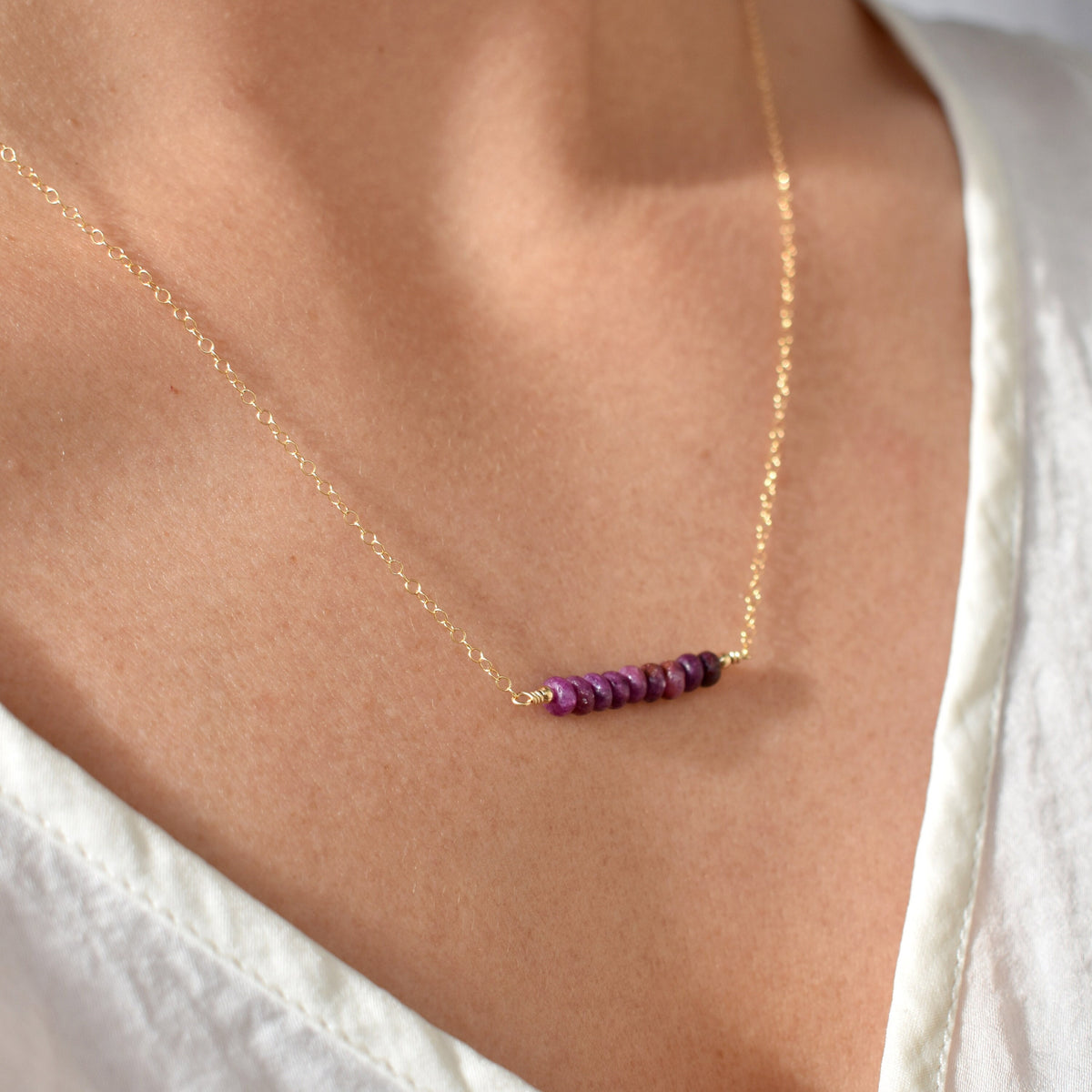 Lepidolite Necklace • Empath Protection Stones • Crystals for Stress and Transition • Alternative Libra Birthstone