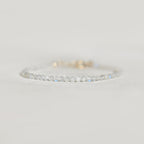 Dainty Moonstone Gemstone Bracelet • Energy Protection, Strength, Healing • Natural Gemstones • Beautiful Blue Flash Moonstone Jewelry