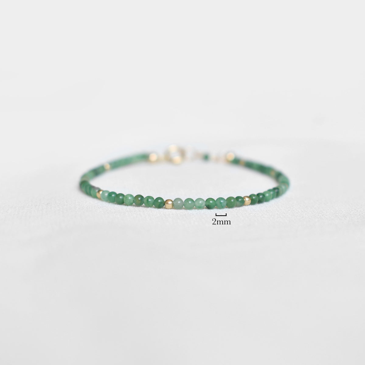 Natural Jade Bracelet • Healing Gemstones • Harmony, Prosperity, Good Luck • Dainty Beaded Bracelet • Elegant Crystal Jewelry for Women