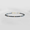 Hematite Crystal Bracelet • Dainty Delicate Gemstone Jewelry for Women • Protection Bracelet • Healing Properties • Genuine Stone