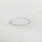 Opalite Bracelet • Dainty Gemstone Jewelry • June Birthstone Gift • Minimalist Crystal Bracelet • Calming Energy Handmade Piece