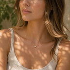 June Birthstone Necklace, Minimal Bridal Jewelry, Dainty Pearl Necklace, Wedding Necklace, Bridesmaid Gift, Classic Pearl