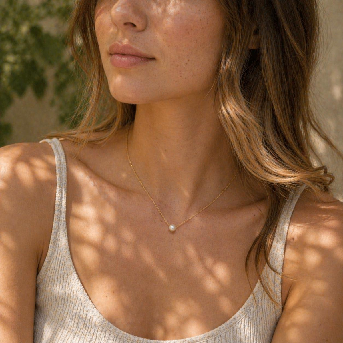 June Birthstone Necklace, Minimal Bridal Jewelry, Dainty Pearl Necklace, Wedding Necklace, Bridesmaid Gift, Classic Pearl