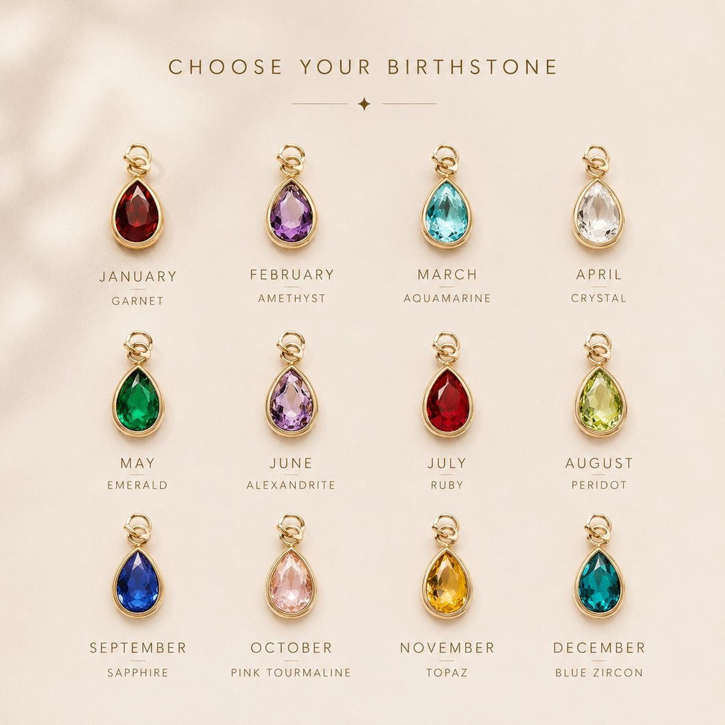 Sweet Sixteen Birthstone Necklace | Personalized 16th Birthday Gift | Gold Birthstone Necklace for Daughter, Granddaughter or Niece