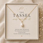 The Tassel Was Worth It Gift for Graduate, Minimalist Pearl Necklace, College Graduation Gift, Freshwater Pearl Graduation Necklace