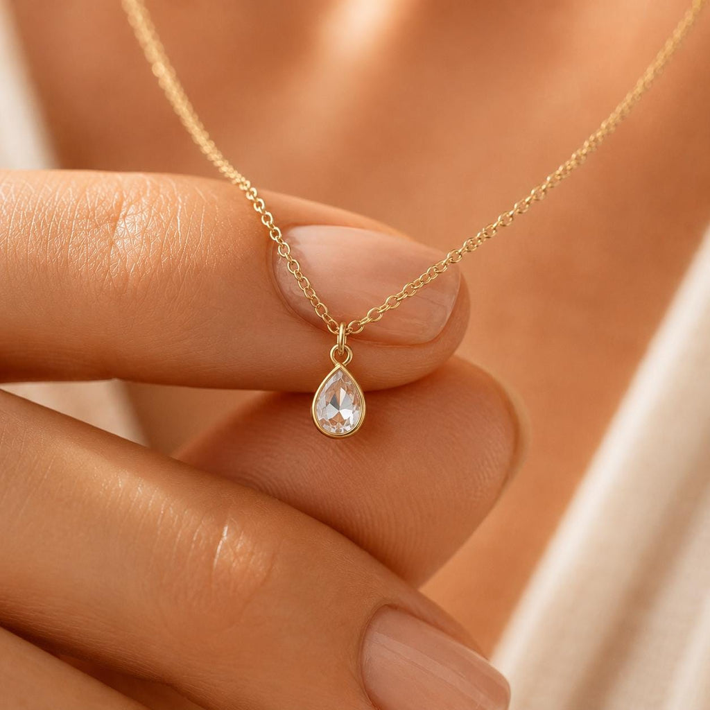 Sweet Sixteen Birthstone Necklace | Personalized 16th Birthday Gift | Gold Birthstone Necklace for Daughter, Granddaughter or Niece