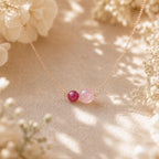 Carry Me With You Necklace – Long Distance Friendship Gift, Best Friend Two Birthstone Necklace, Distance Jewelry for Sister or Daughter