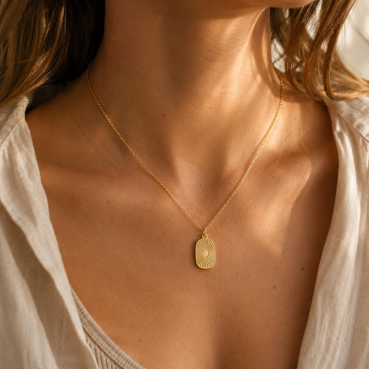 In Every Sunrise Necklace, Memorial Sunburst Pendant, Sympathy Gift for Loss of Loved One, Remembrance Jewelry, Bereavement Gift