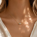 The Next Chapter Necklace, Amazonite Moonstone Citrine, Graduation Gift for Her, College Bound Jewelry, New Beginnings Gift