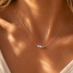 Still With Me Necklace | Memorial Gift | Sympathy Jewelry | Moonstone Pearl Labradorite Gemstones | Remembrance Jewelry Gift for Her