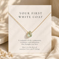 Your First White Coat Necklace | Medical School Graduation Gift | Future Doctor Gift | Nursing Student Gift