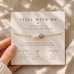 Still With Me Necklace | Memorial Gift | Sympathy Jewelry | Moonstone Pearl Labradorite Gemstones | Remembrance Jewelry Gift for Her