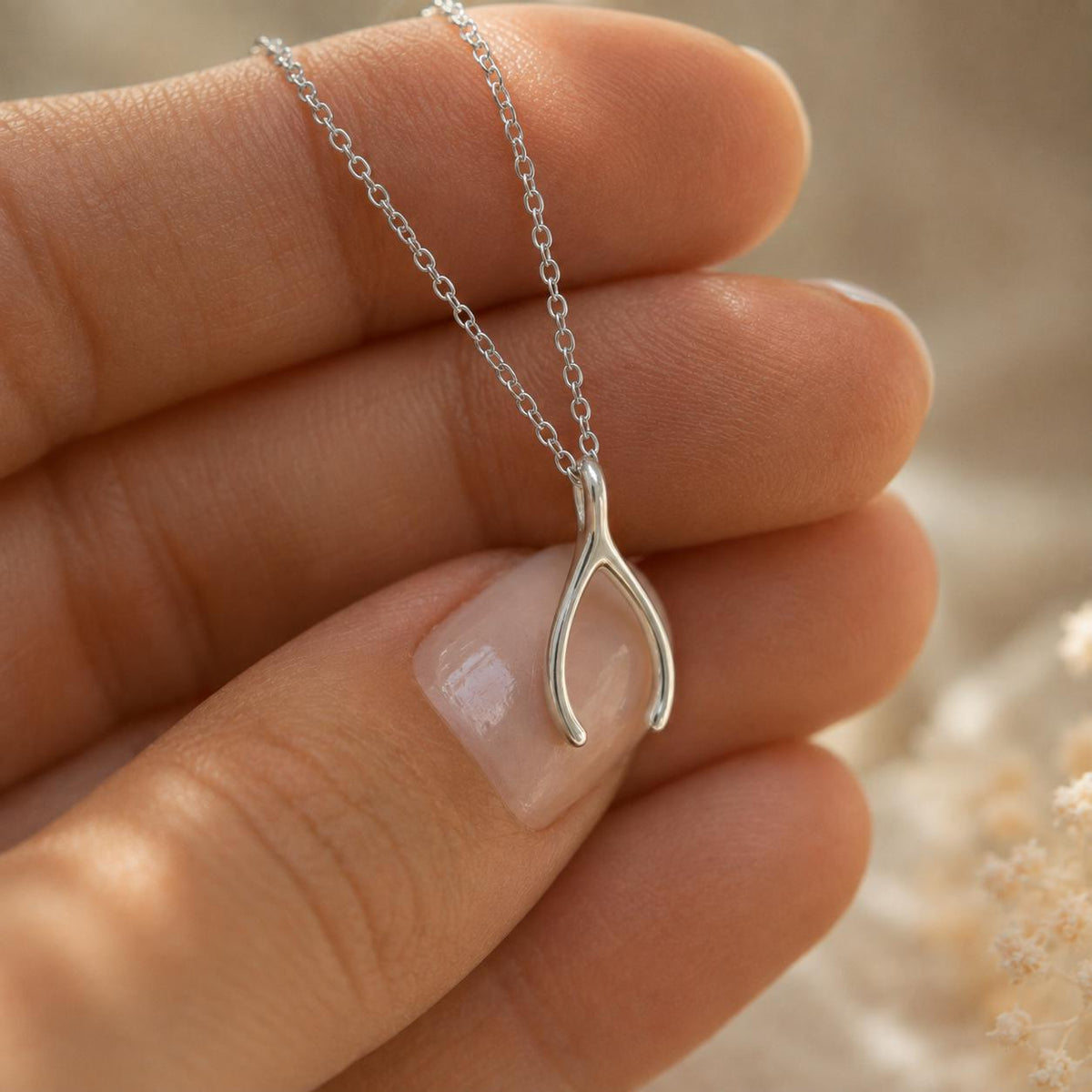 Wishbone Necklace, Make a Wish Necklace, Good Luck Gift, Encouragement Gift, Graduation Necklace, New Beginnings Jewelry, Gift for Her