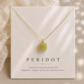 Raw Peridot Necklace, August Birthstone Necklace, Peridot Pendant, Dainty Gemstone Jewelry, Meaningful Birthday Gift for Her