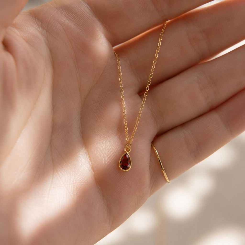 20th Birthday Birthstone Necklace | Personalized 20th Birthday Gift | Birthstone Necklace for Daughter, Granddaughter or Niece