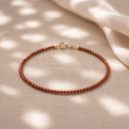 Dainty Goldstone Gemstone Bracelet • Fire Sign Bracelet • Saggitarius Jewelry • Genuine Crystal Jewelry • Dainty & Delicate