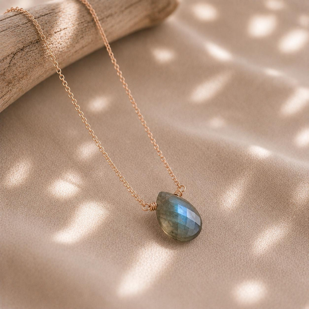 Something Blue Necklace for Bride, Chalcedony Wedding Necklace, Minimalist Bridal Jewelry, Gold Filled Something Blue Gift