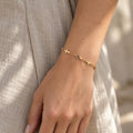 Dainty Gold Cross Bracelet | Minimalist Faith Bracelet | Gold Cross Chain Bracelet | Christian Jewelry | Gift for Her | Everyday Bracelet