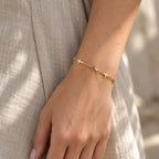 Dainty Gold Cross Bracelet | Minimalist Faith Bracelet | Gold Cross Chain Bracelet | Christian Jewelry | Gift for Her | Everyday Bracelet