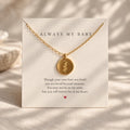 Always My Baby Necklace, Miscarriage Memorial Gift, Baby Loss Necklace, Pregnancy Loss Gift, Birth Flower Memorial Necklace, Sympathy Gift