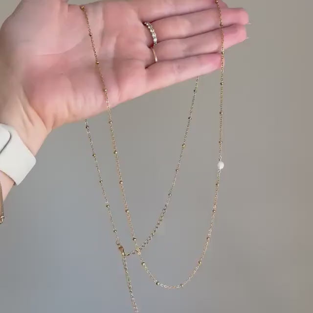 Pearl Waist Chain, Gold Satellite Belly Chain, Minimalist Beach Jewelry, Dainty Pearl Body Chain, Coastal Bridal Waist Jewelry